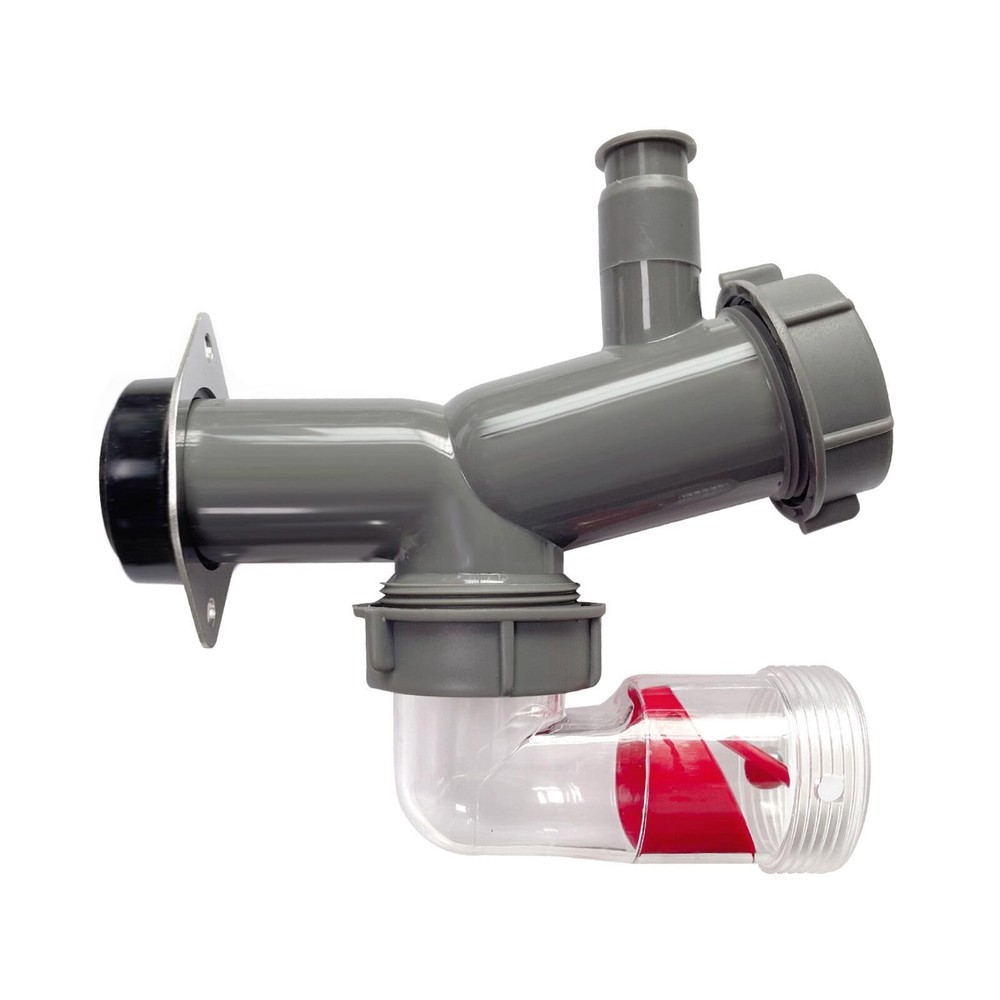 Garbage Disposal Drain Elbow Replacement Kit Includes 1.5" Trap, Flange, Gask...