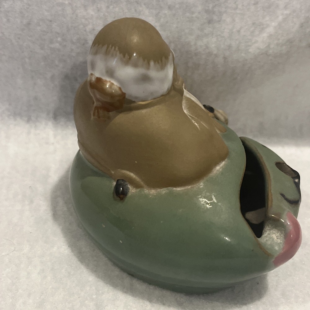 Vintage Chinese Mud Man Wise Man Insence Burner