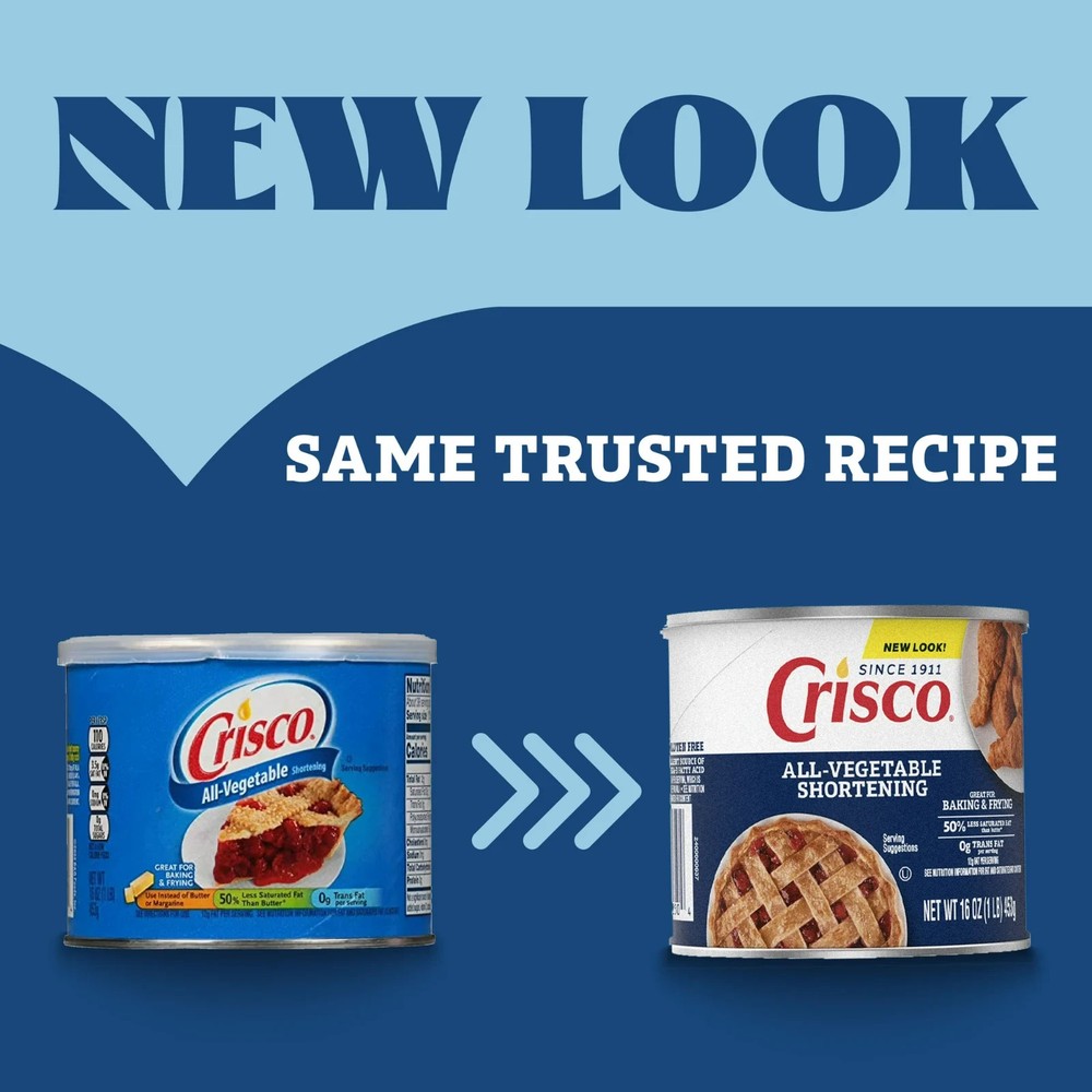Crisco All-Vegetable Shortening, 16 oz