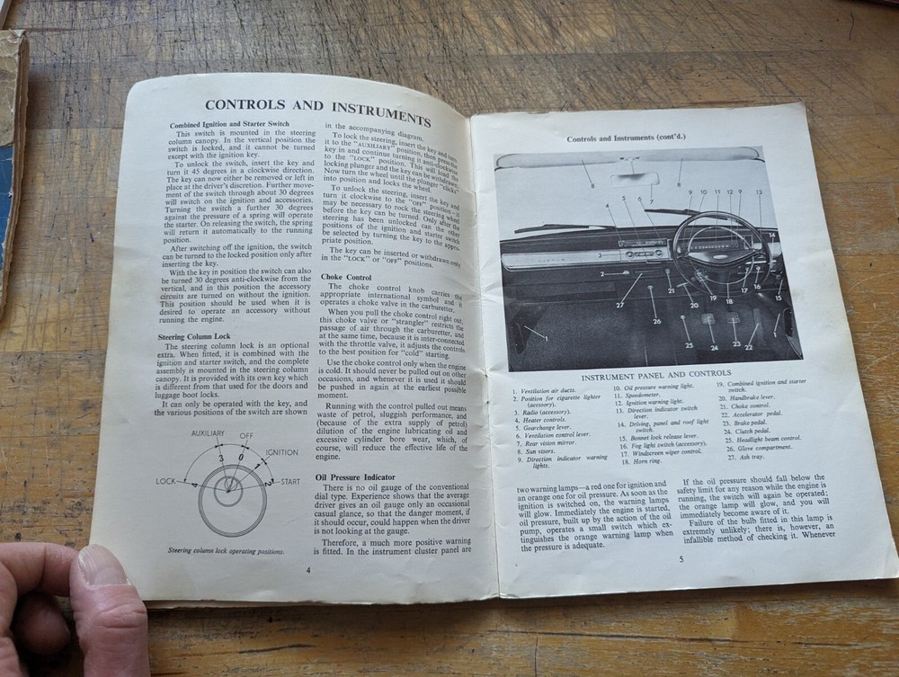 1965 Vauxhall Victor 101 Owners Handbook