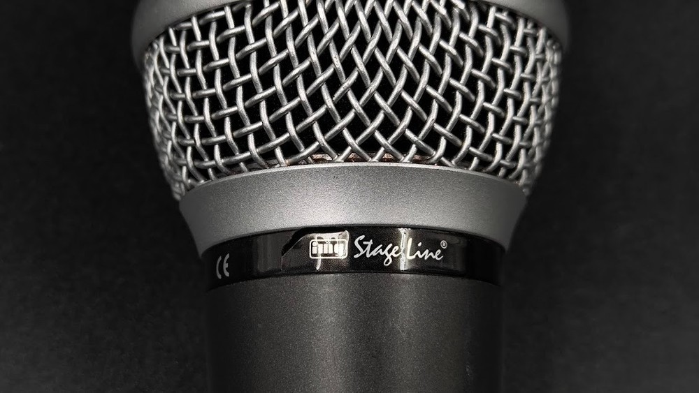 Stage Line DM-2500 Dynamic Microphone Used Working Grey