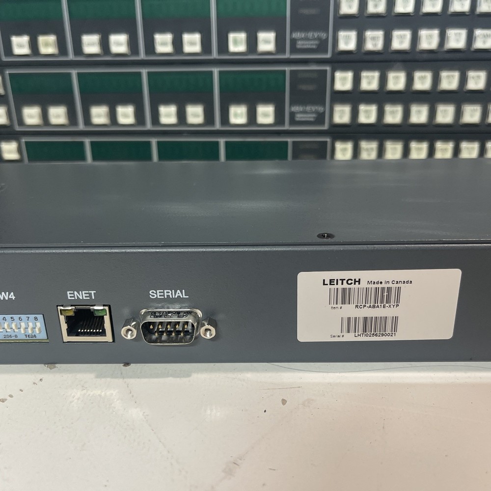 Leitch RCP-ABA1E-XYP control panels