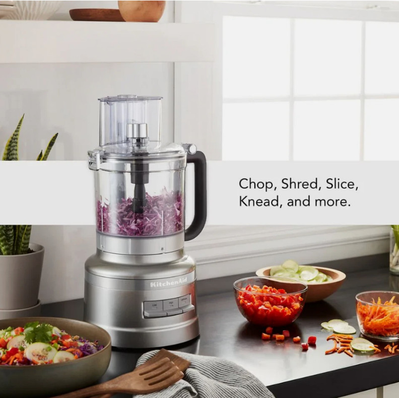 KitchenAid 13-Cup Food Processor with Dicing Kit - Contour Silver