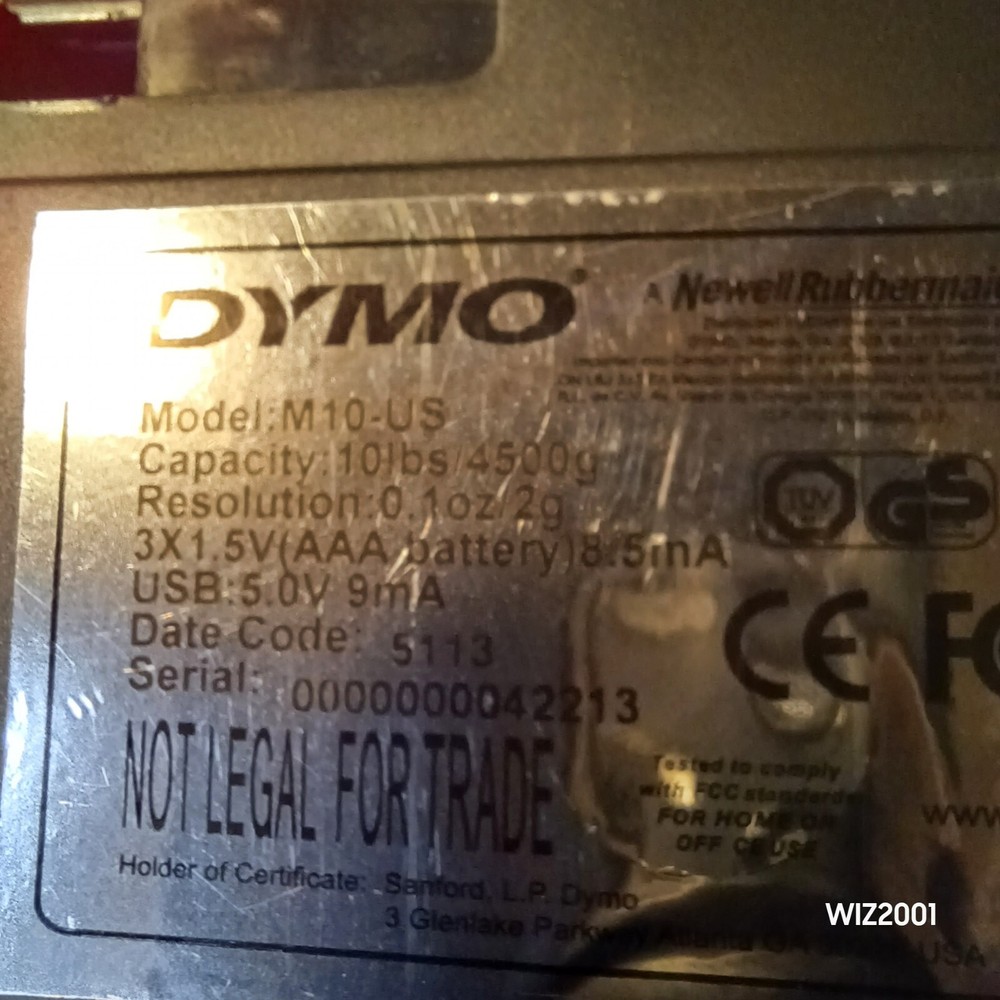 Dymo M10-US Digital Scale 10lb And USB Cable PC & MAC