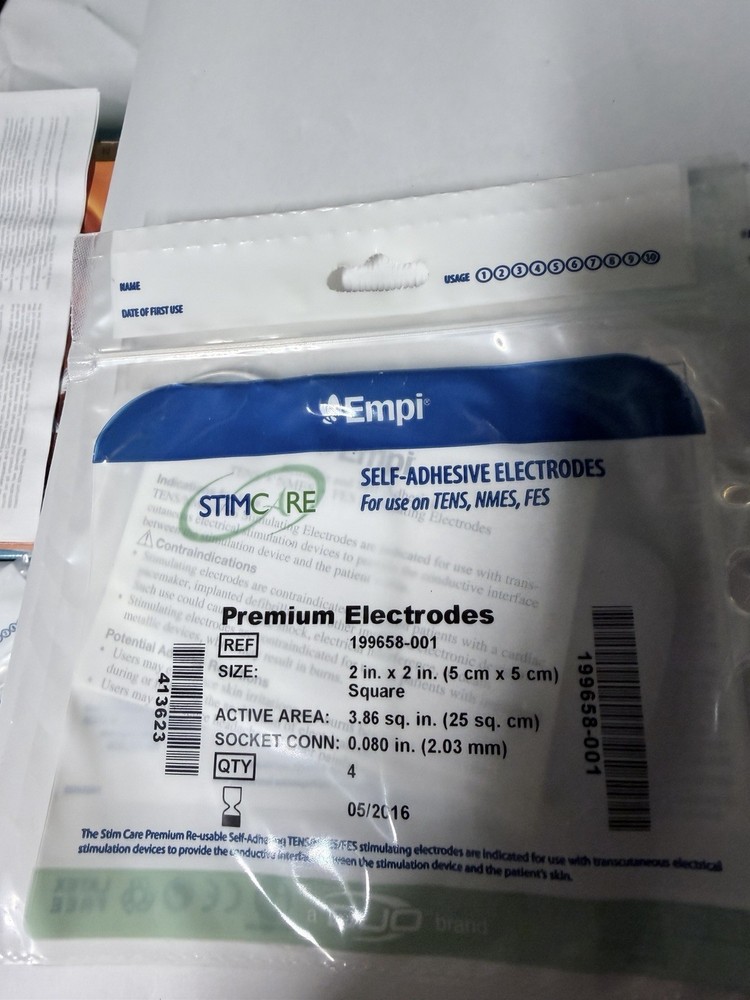 Empi Premium Electrodes 2 x 2 Square - 4/pack (one pack)