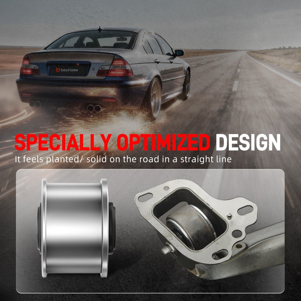 Solid Monoball Rear Trailing Arm Bushings For BMW 3 Series E36 E46 M3 E85 E86 Z4