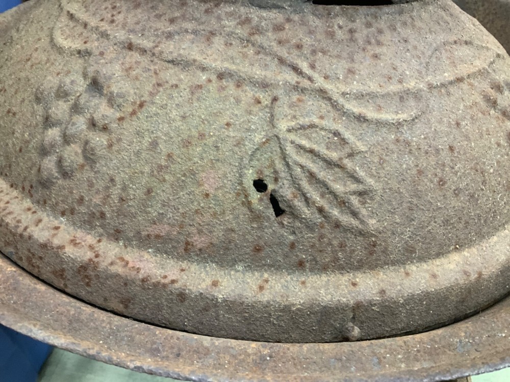 Vintage Cast Iron Outdoor Fire Place