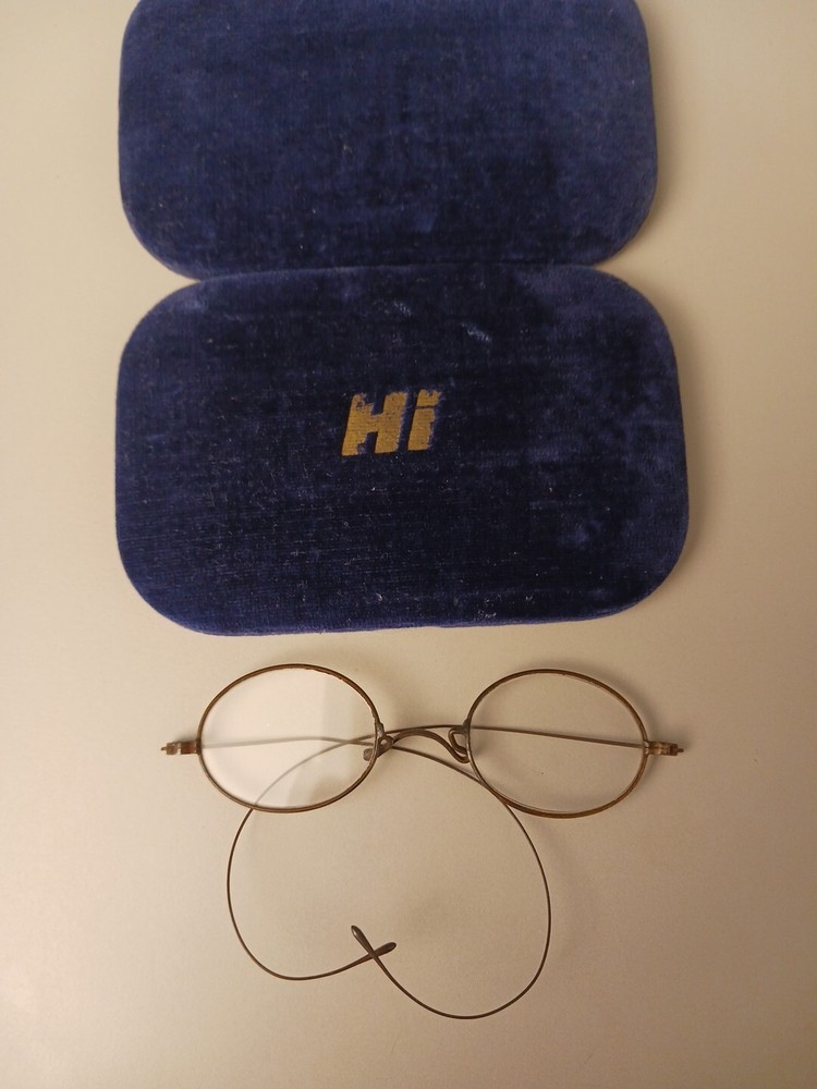 Antique Glasses With Case 1920's