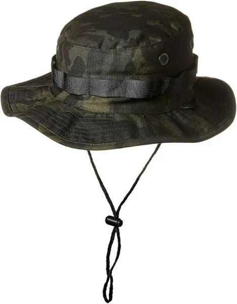 Tru-Spec Adjustable Boonie Cap | 3320002 | 6 3/4" | Black Multicam