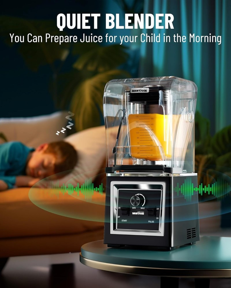 Professional Grade 2000W Blender with Unique Design & Instant Cleaning Feature