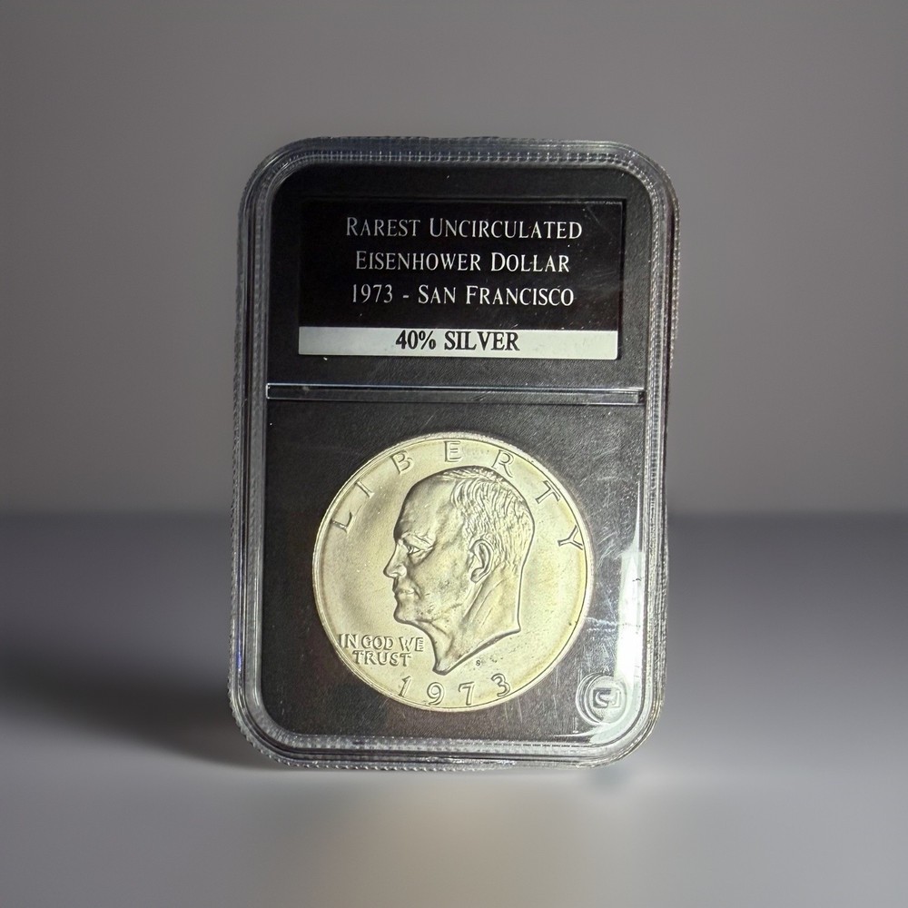 1973-S Eisenhower "Ike" Silver Dollar 40%