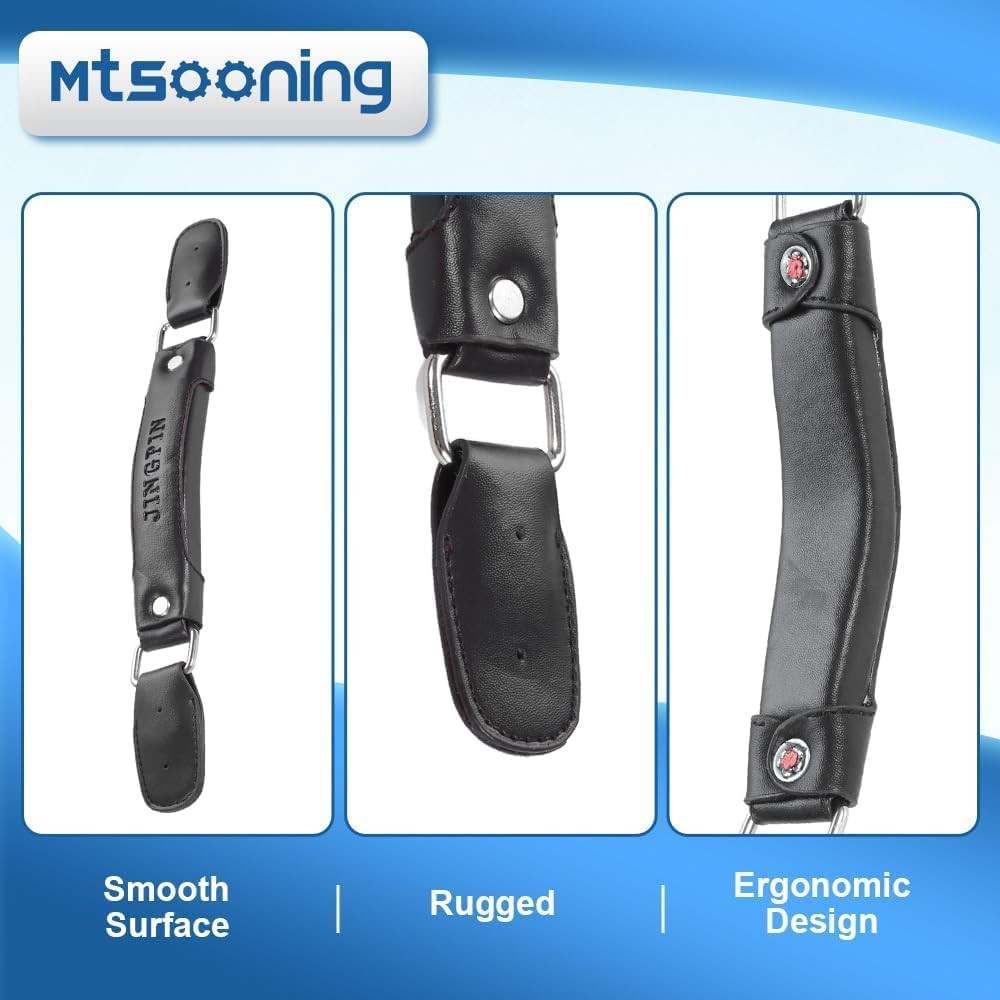 Luggage Handle Replacement Parts,150Mm Leather Suitcase Grip Pull Carry Strap Sp