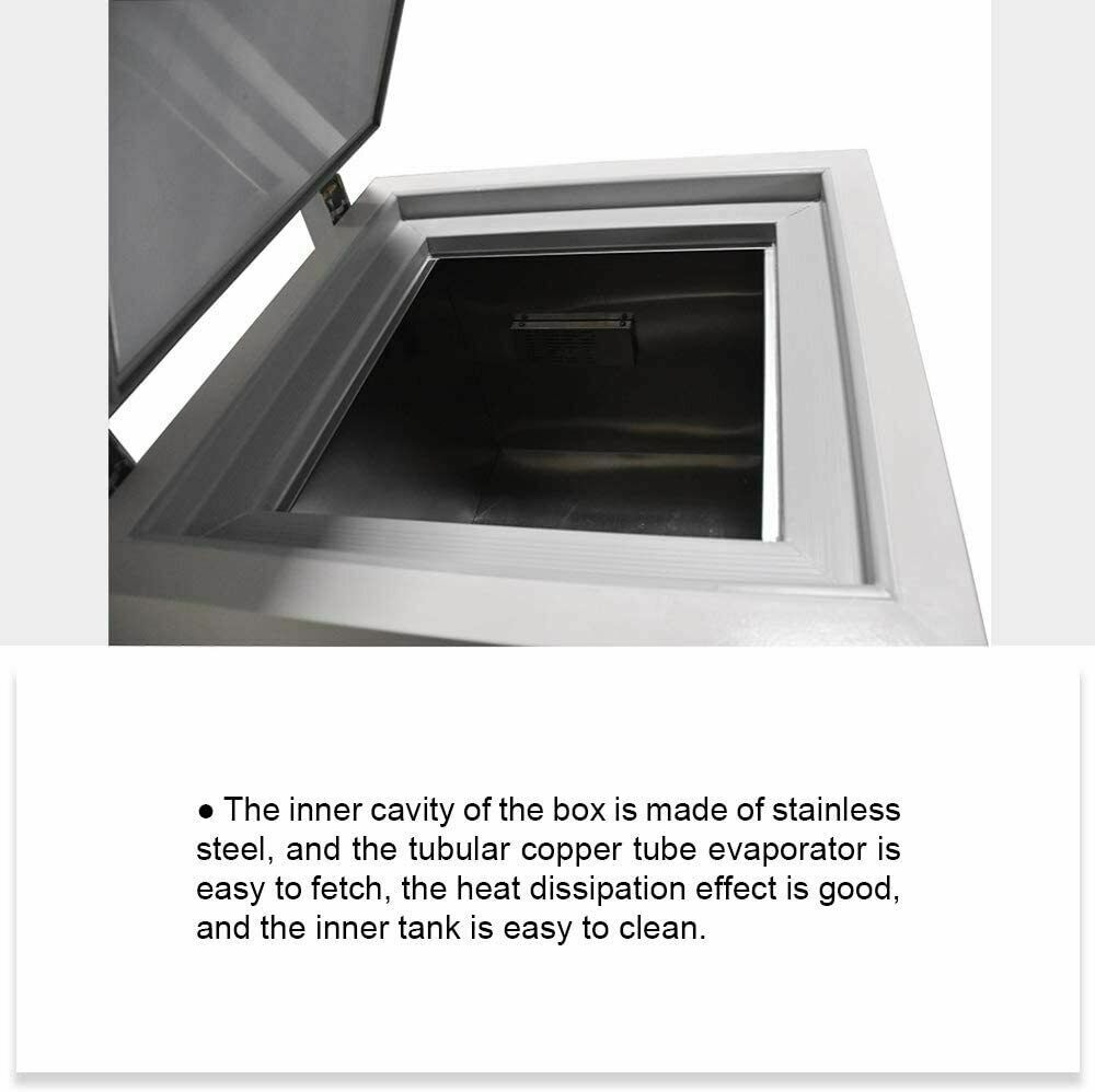 -86℃ -122.8℉ 2.4cuft Ultra Low Temperature Freezer Deep Refrigerator Lab Freezer