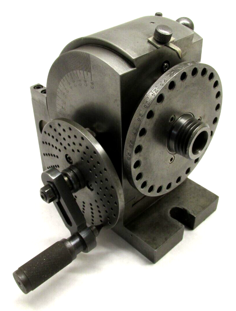 6" SEMI-UNIVERSAL DIVIDING HEAD w/ TAILSTOCK