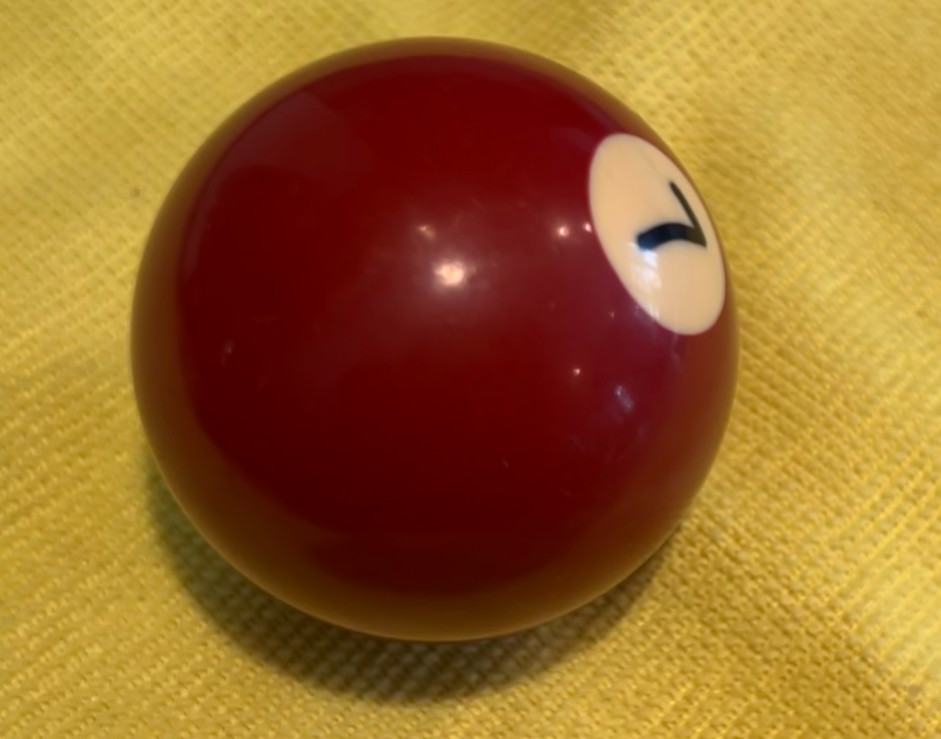 Replacement #7 Billiard Pool Ball 2 1/4" Diameter