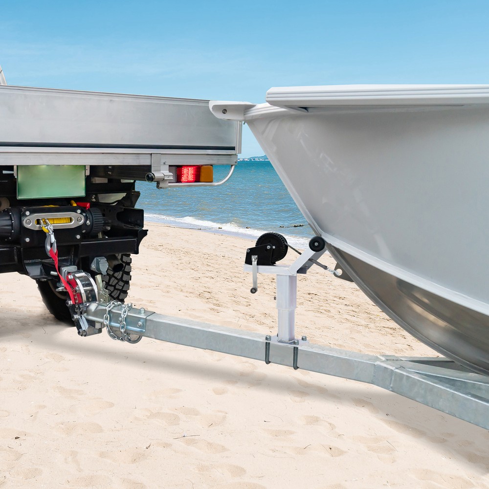 Universal Galvanized Winch Post Stand Assembly For Boat Trailer Adjustable