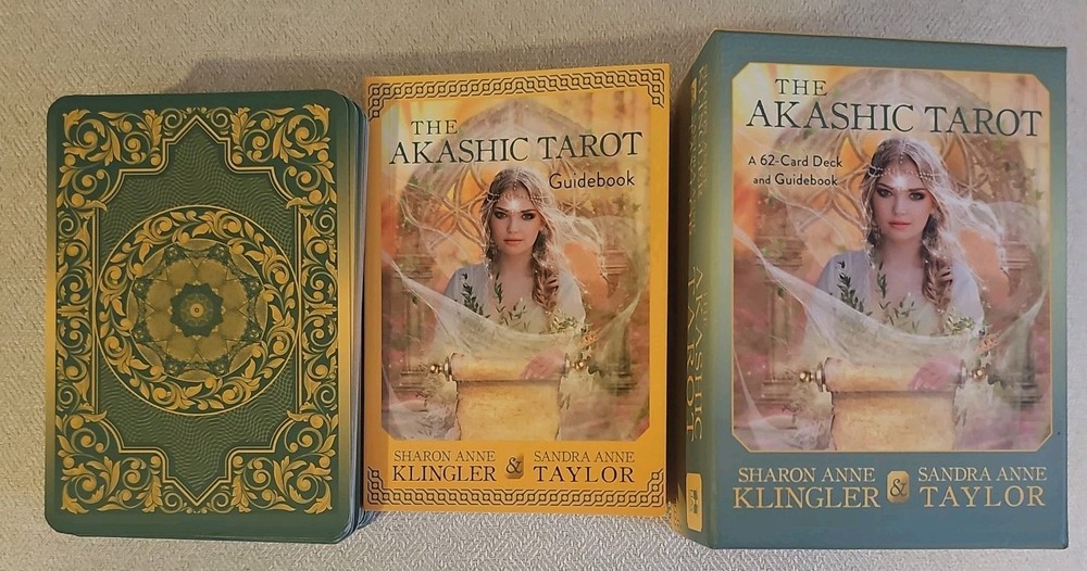 The Akashic Tarot 62-Card Deck with Guidebook