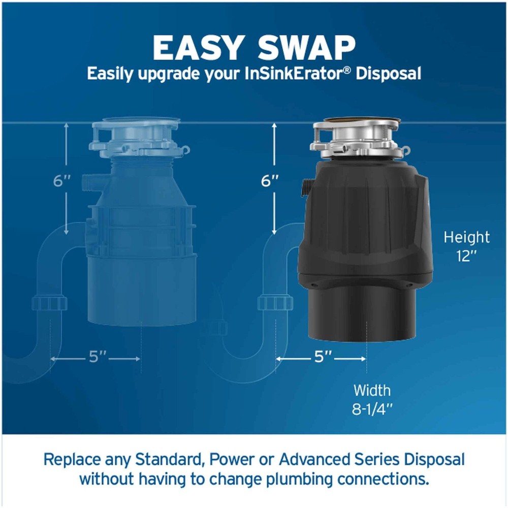 InSinkErator 80019-ISE Power Series .75 HP Continuous Garbage