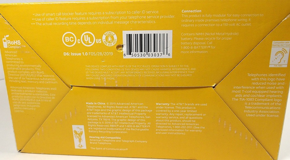 AT&T CORDED/CORDLESS ANSWERING SYSTEM