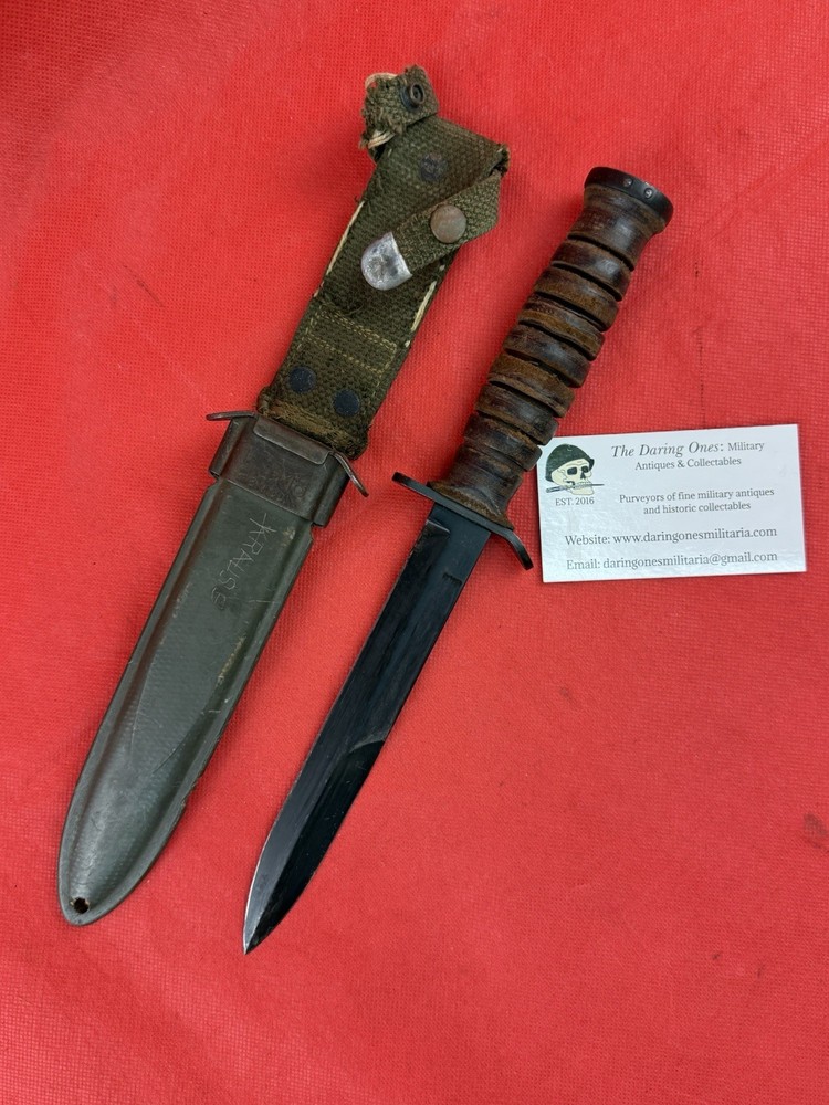Original WW2 US M3 Fighting Knife Camillus Named