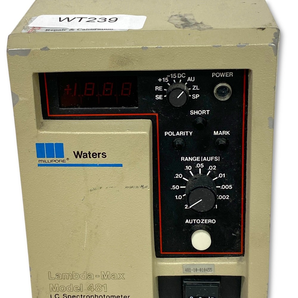 Millipore Waters Lambda Max 481 LC Spectrophotometer, Variable Wavelength Detect