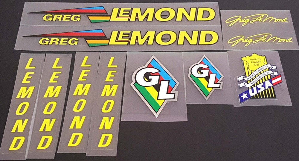 Greg Lemond Decal set