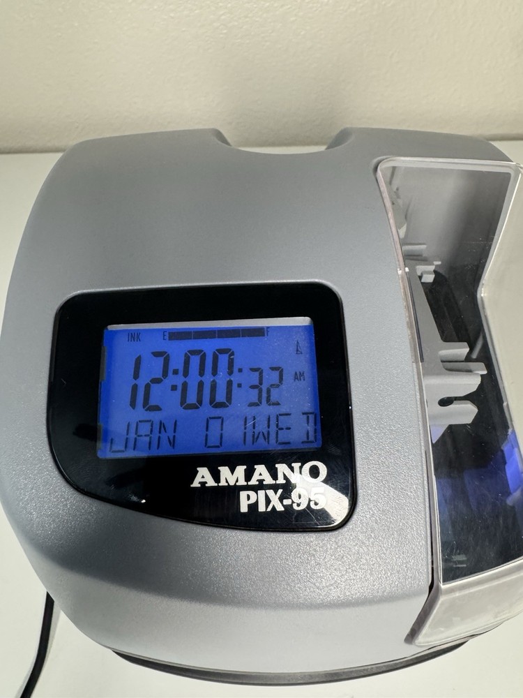 Amano PIX-95/A421 Electronic Card Punch - Time Clock