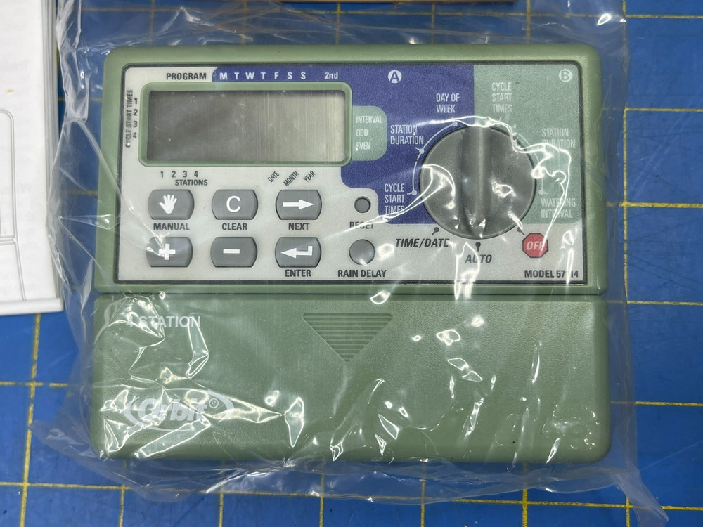Orbit 57114 Water Master 4 Station Automatic Sprinkler System Timer Model