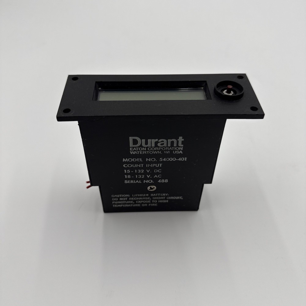 DURANT 54000401 DIGITAL COUNTER