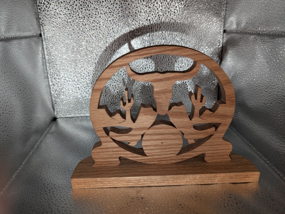 handmade Scrollsawn Southwestern Boot Clock