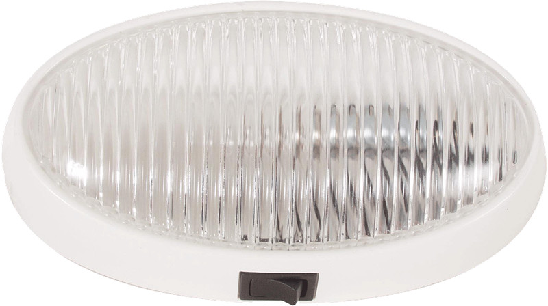 OPTRONICS PORCH LIGHT OV W/SWITCH CLEAR- RVPL7CP