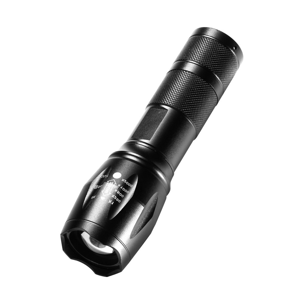 2 Pack Flashlights Torch 2000 High Lumens 5 Modes Adjustable Focus Flashli