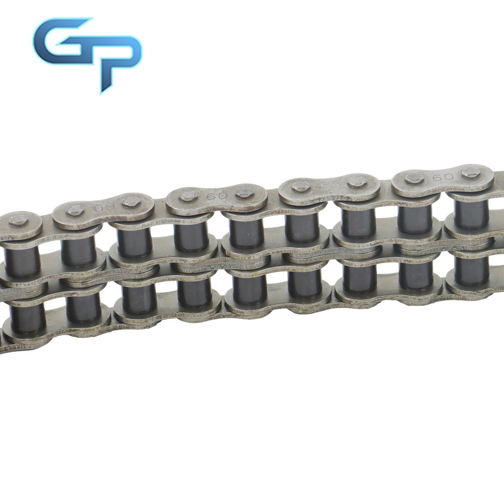 #60-2 Double Strand Duplex Roller Chain 10 Ft with 2 Connect Links