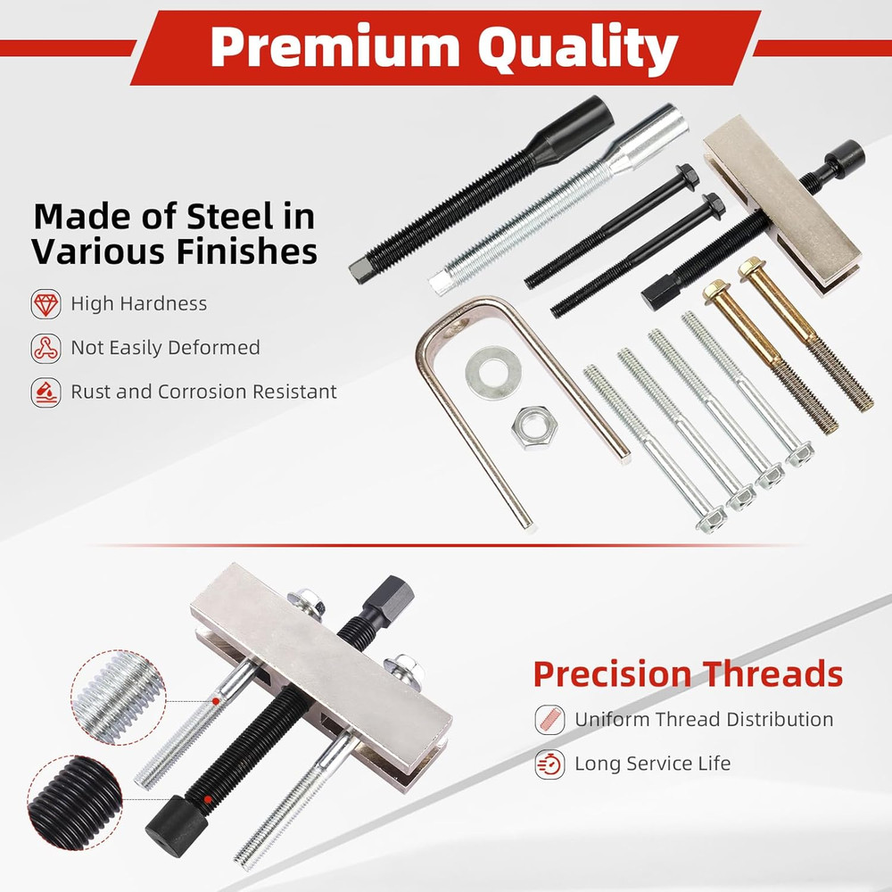 Steering Wheel Remover and Lock Plate Compressor Set