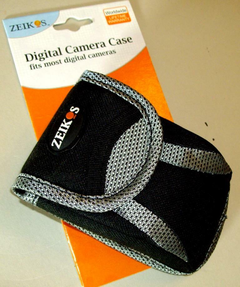 Small Compact Digital Camera  Case  by ZEIKOS. Strong/ Protective/ NEW !