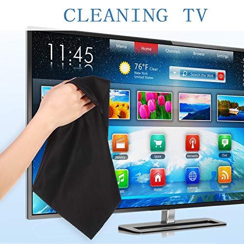 12 Pack Extra Large Microfiber Cleaning Cloth Multicolor For Eyeglasses Devices