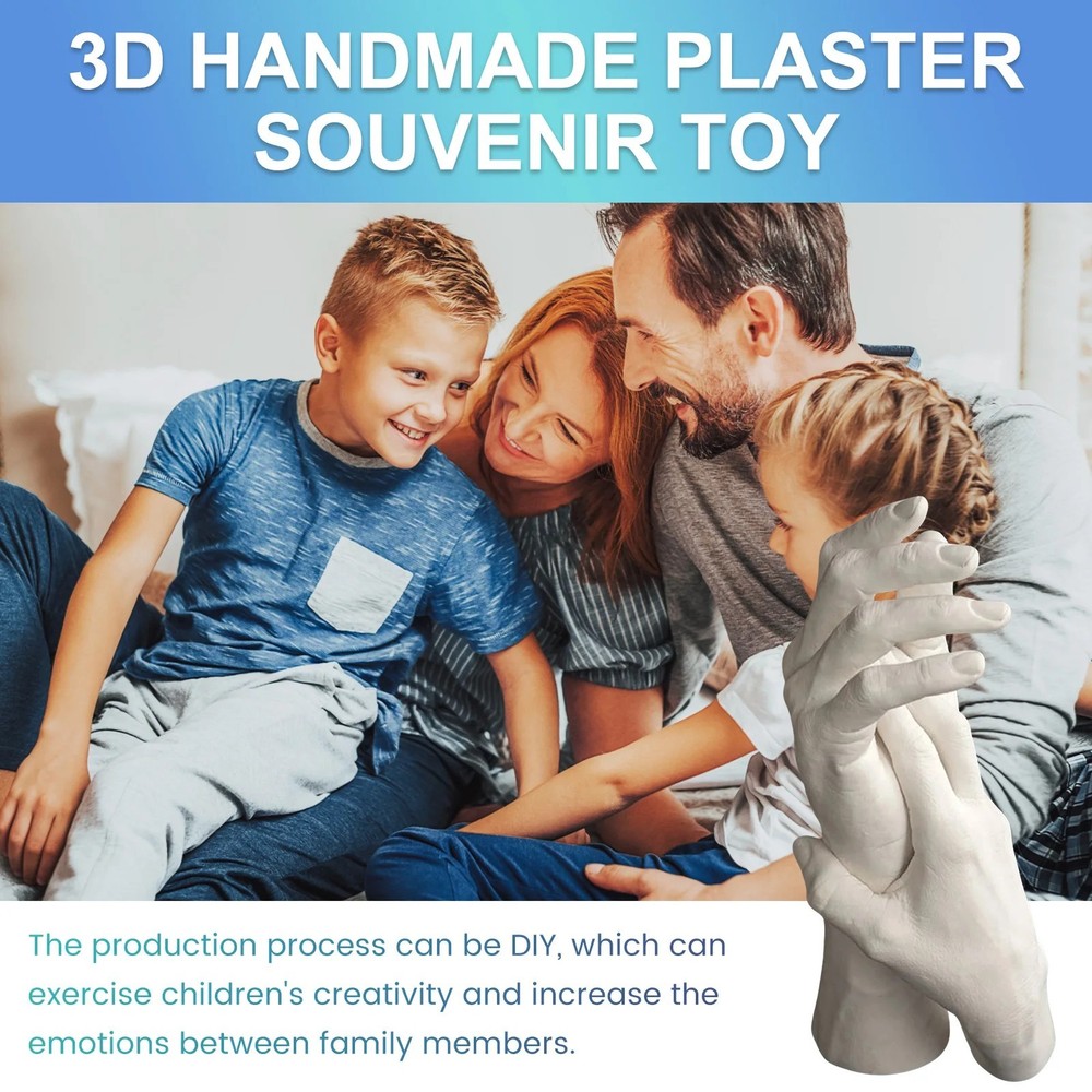Hand Casting Kit Couples & Keepsake Hand Mold kit Couples for Holiday Activities