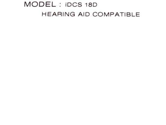 Samsung iDCS 18D 18-Button Black Digital Display Speakerphone - Refurbished