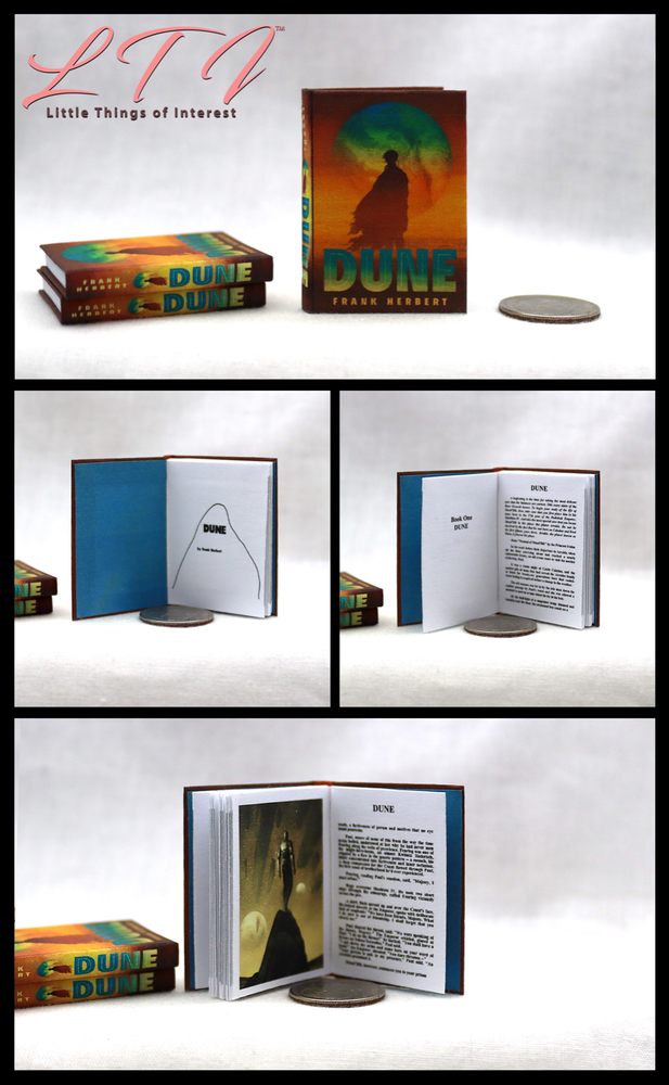 1:6 Scale DUNE Miniature Playscale Readable Illustrated Book