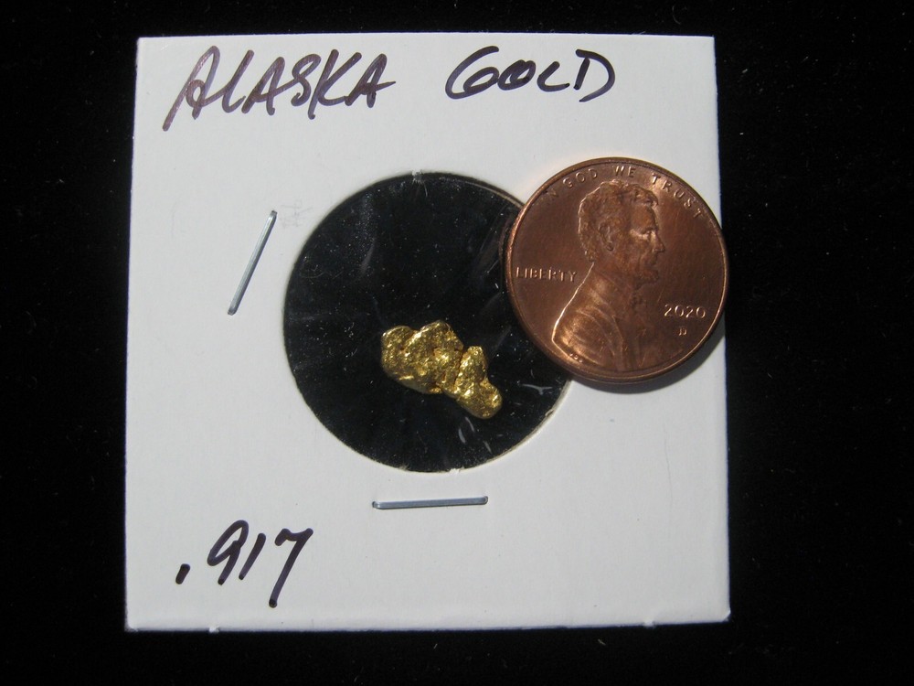 ALASKA GOLD NUGGET .917 GRAM