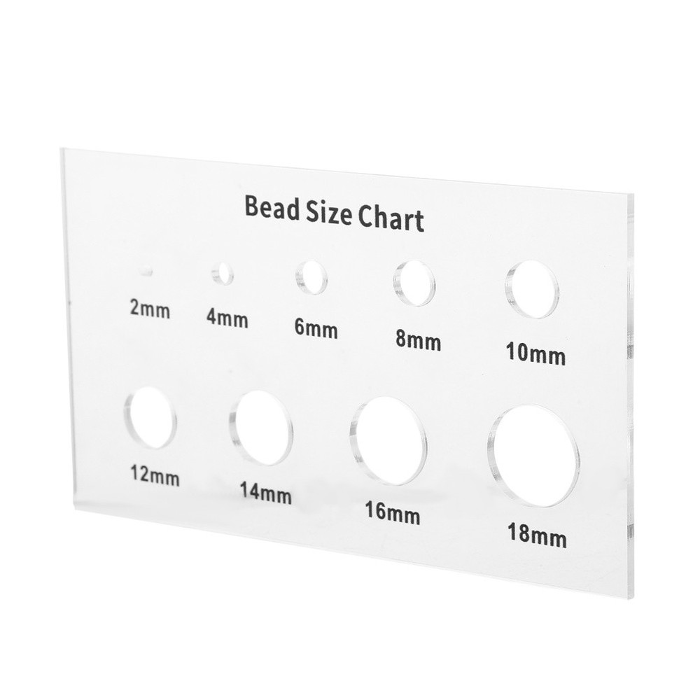 Bead Measuring Tool Tools for Crafts Measurer Crystal Size Template