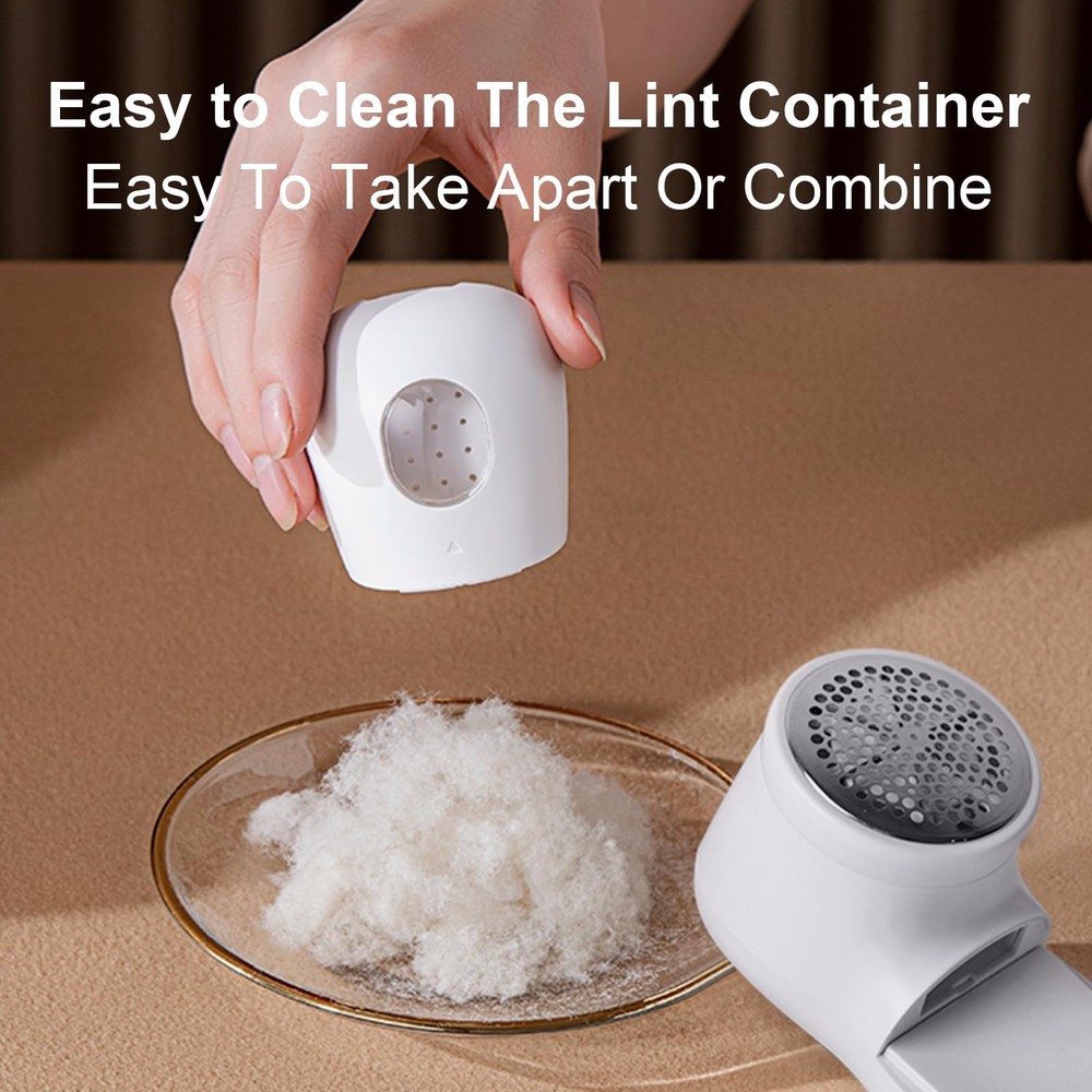 Fabric Shaver Lint Remover Sweater Shavers to Remove Small, White