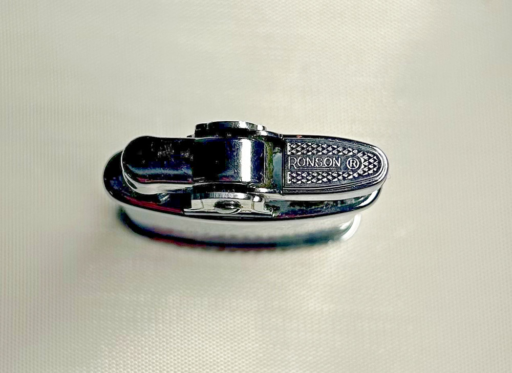 Vintage Ronson Princes Silver Lighter Pull & Twist Base Nice Vintage Lighter