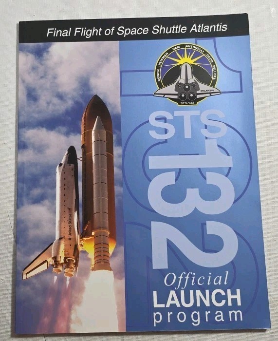 Final Flight Of Space Shuttle Atlantis STS 132 Official Launch Program Nasa