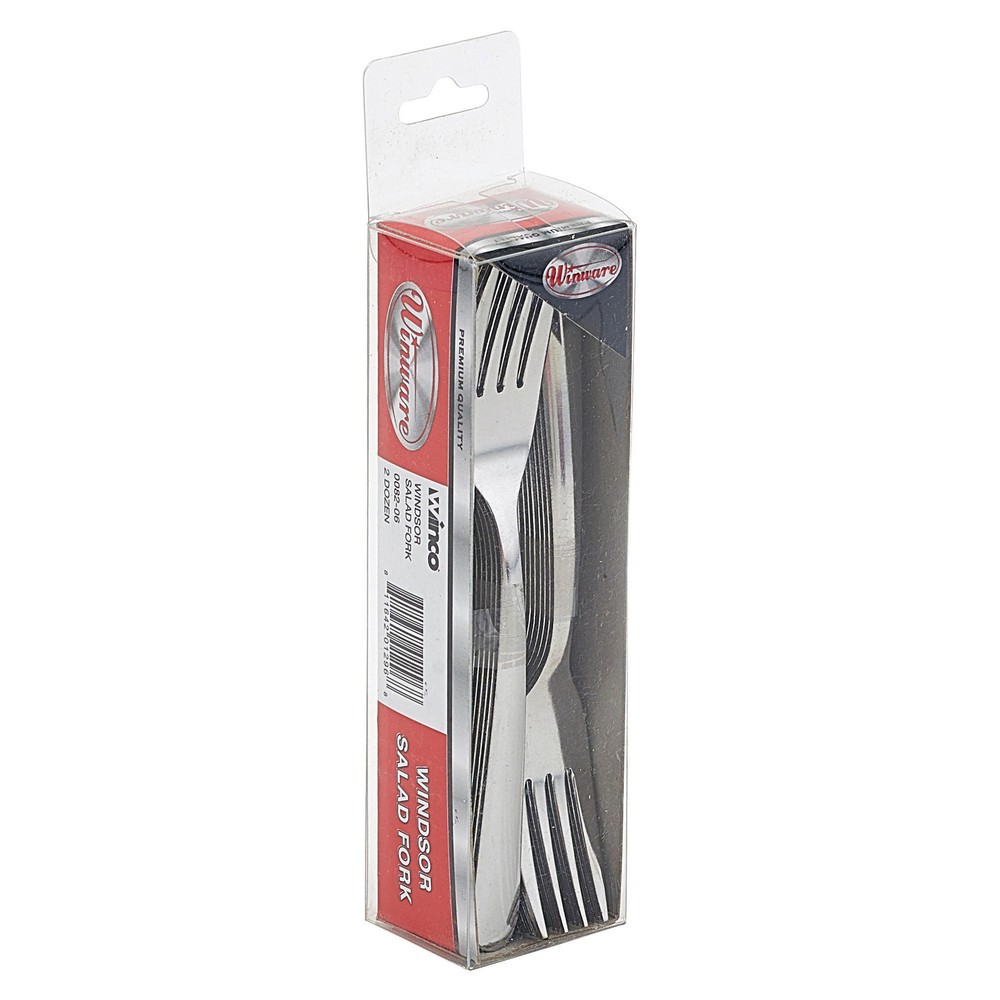 Windsor Salad Fork, 2doz/pk, 18/0 Medium Weight (24 Pack)