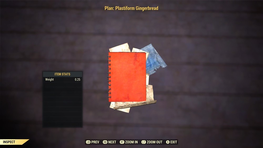 (Xbox) Plastiform Gingerbread Plan