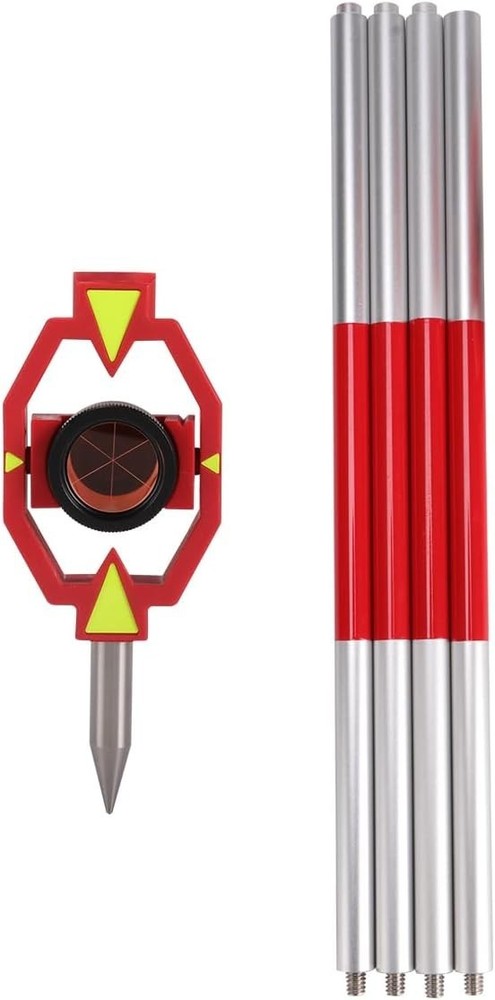 Lightweight Mini Prism Surveying Tool with Manual Operation and Adjustable Setup