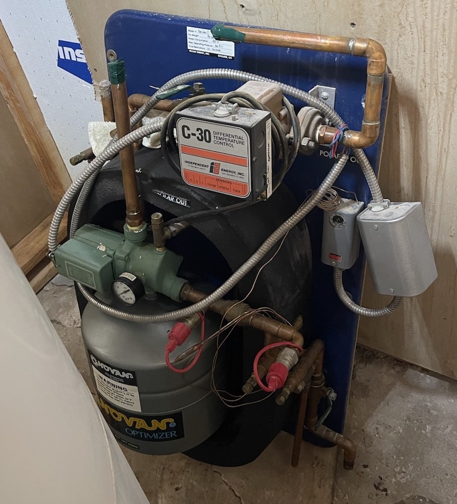 Novan Heat Exchanger Solar Water Heat FXB2000D - 185 watt 100 psi max - Off Grid