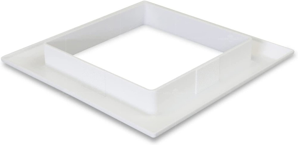 Icemaker Outlet Box Square Faceplate Replacement White ABS New Free Shipping