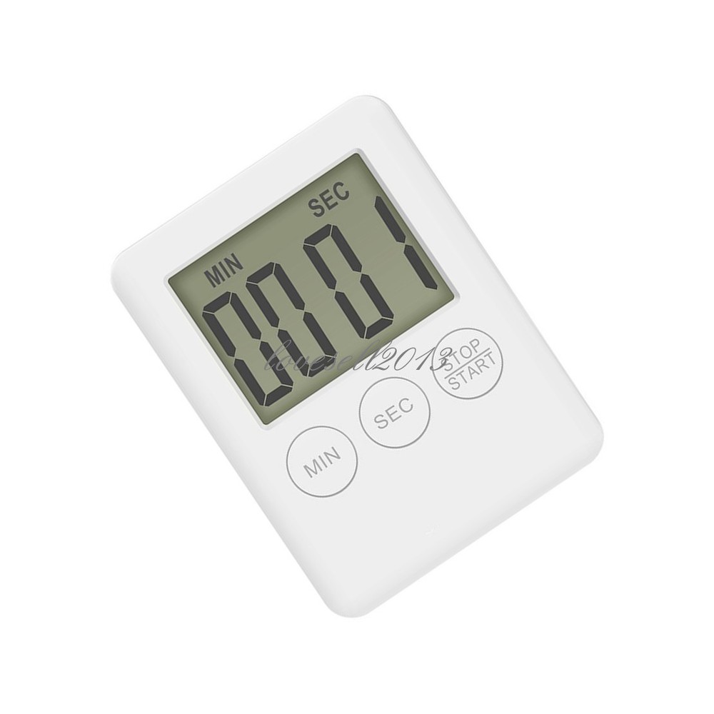 New LCD Display Digital Kitchen Cooking Timer Count-Down Up Clock Alarm Magnetic